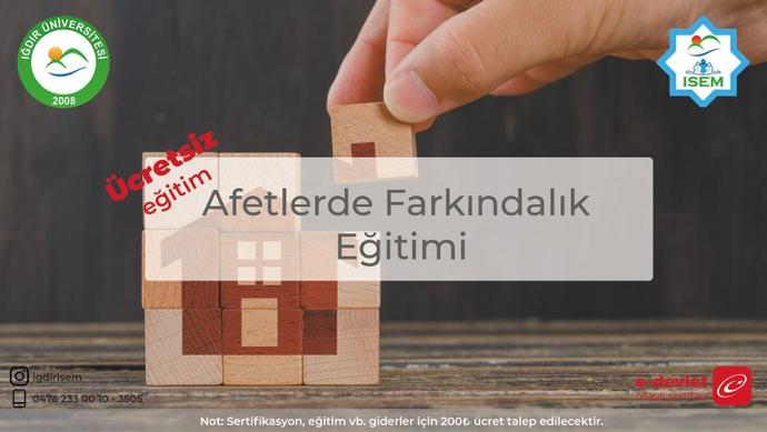 Afetlerde Farkındalık Eğitimi