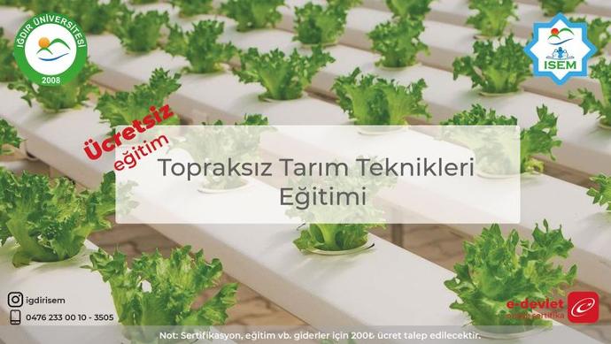 Topraksız Tarım Teknikleri Eğitimi